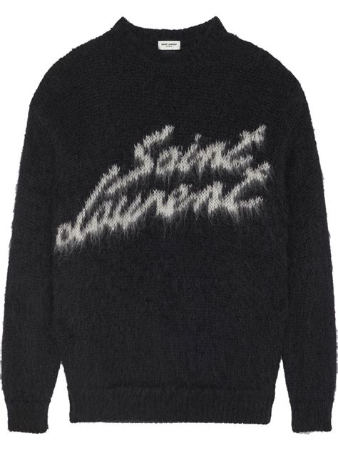 yves saint laurent maglia uncinetto|KNITWEAR .